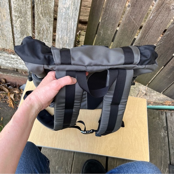 Gobi Getaway Gray & Black Unisex Backpack NWOT - Picture 8 of 16